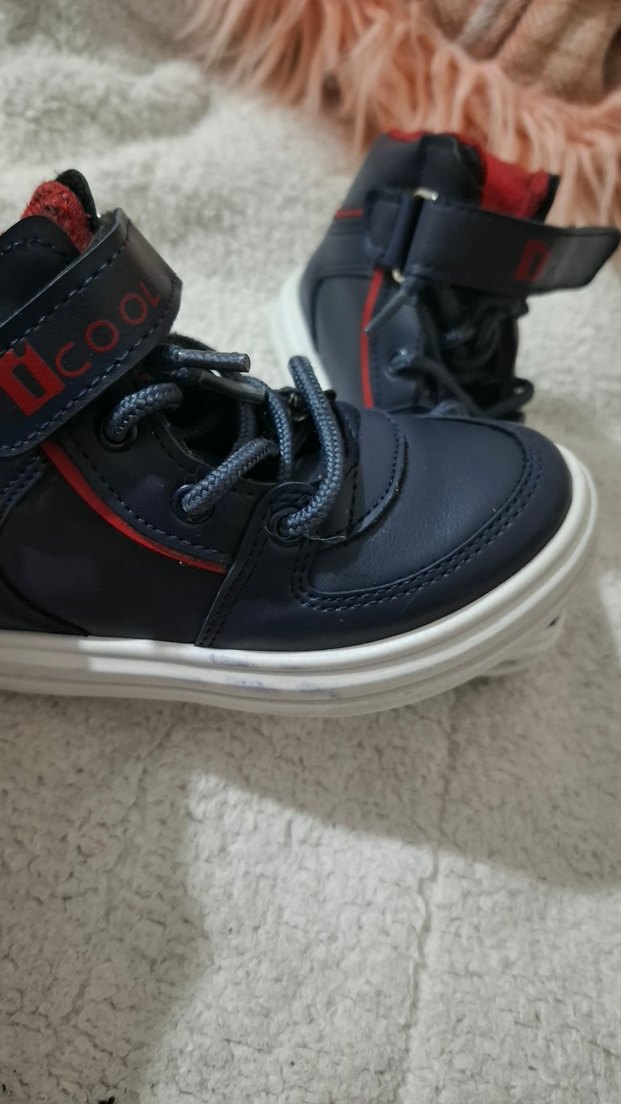 Koyu Mavi Erkek Çocuk Spor Ayakkabı cool marka - Görsel 2