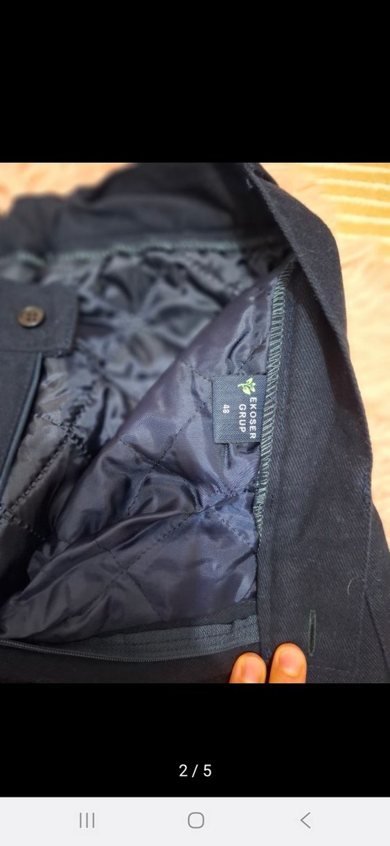 Erkek Siyah soğuk geçirmez İş Pantolonu - Görsel 2