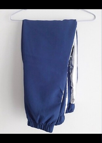 Kadın Mavi Fermuarlı Kısa Eşofman Takımı - Görsel 2