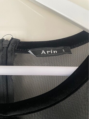 Kadife siyah a kesim mini elbise - Görsel 2