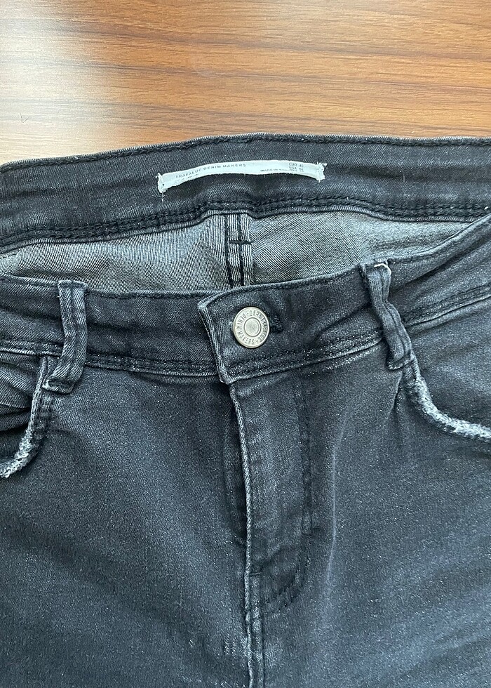Dizi yırtık zara skinny jean - Görsel 2