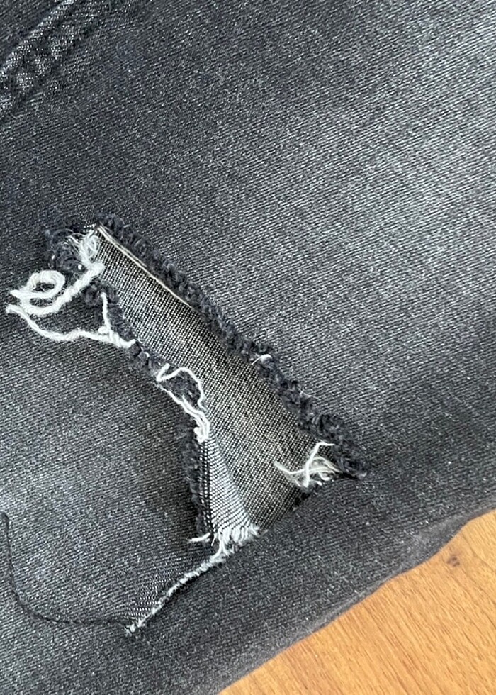 Dizi yırtık zara skinny jean - Görsel 5