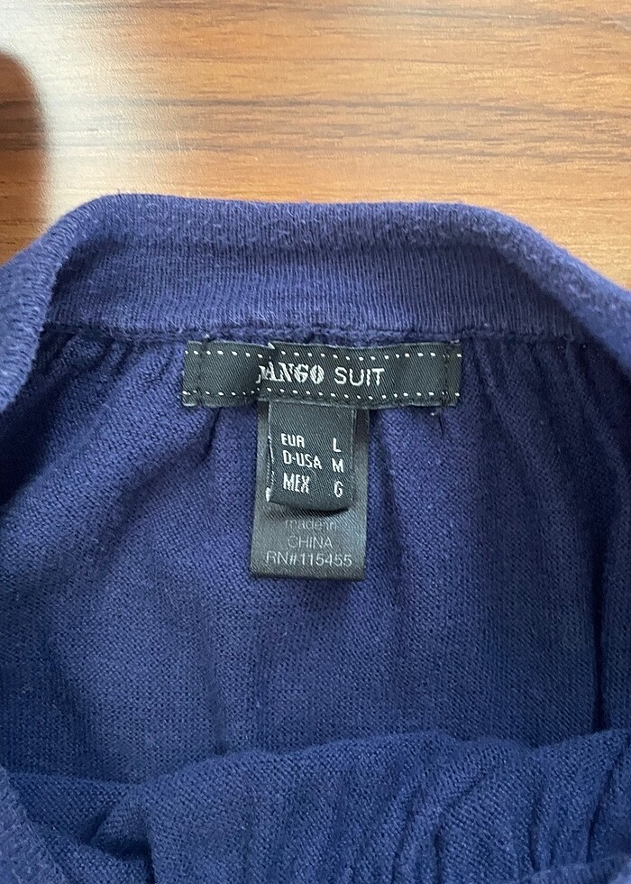 Mango lacivert triko elbise - Görsel 3