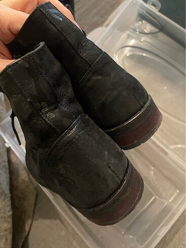 Elle 38 numara kamuflaj deri ayakkabı - Görsel 6