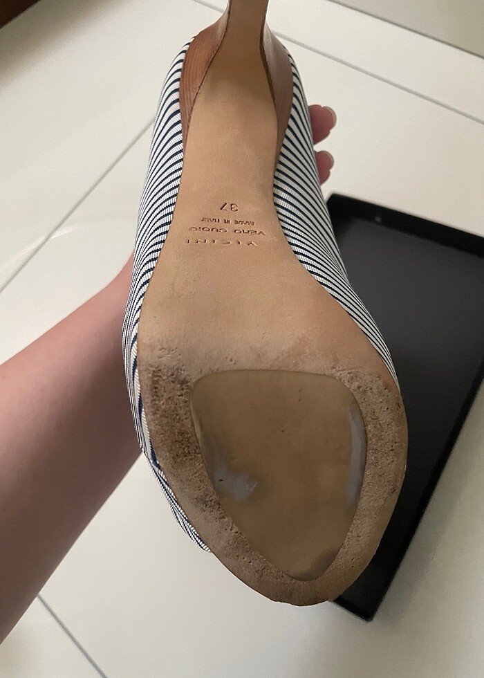 Orijinal vicini italyan topuklu ayakkabı - Görsel 3