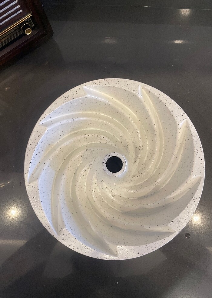 Taç döküm kek kalıbı rüzgar gülü - Görsel 2