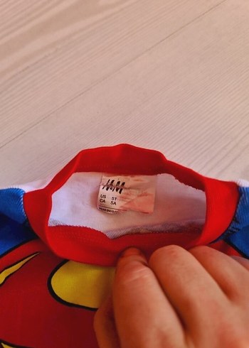 Erkek Çocuk Superman Baskılı Uzun Kollu Tişört - Görsel 3
