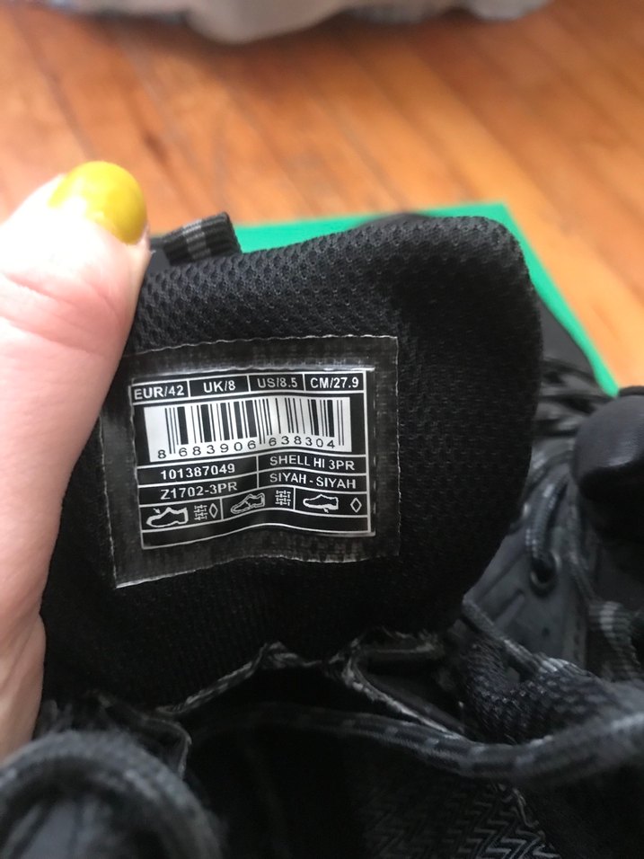 Siyah Biker Erkek Spor Ayakkabı - Görsel 3