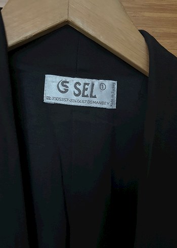 Siyah Düğmeli Kadın Blazer Ceket - Görsel 3