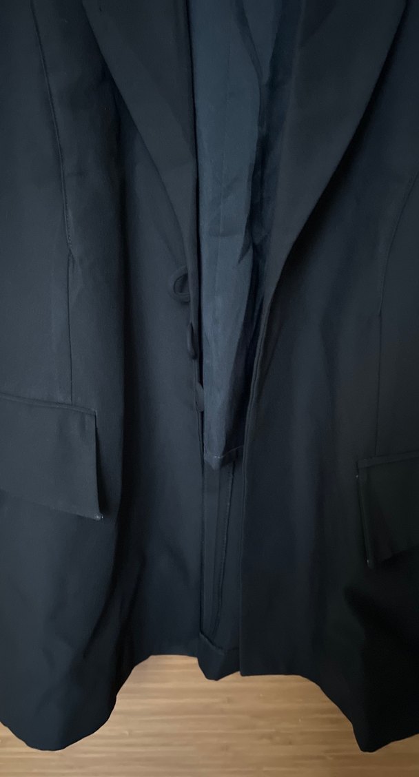 Siyah Düğmeli Kadın Blazer Ceket - Görsel 2