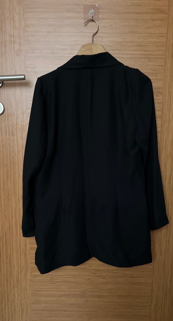 Siyah Düğmeli Kadın Blazer Ceket - Görsel 4