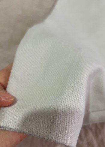 Bej Kadın Keten Kumaş Pantolon - Görsel 3