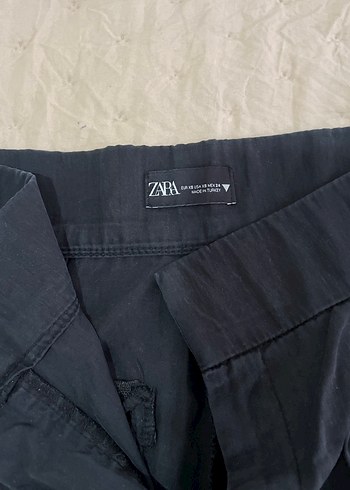 Antrasit Kadın Keten Bol Kesim Pantolon - Görsel 3