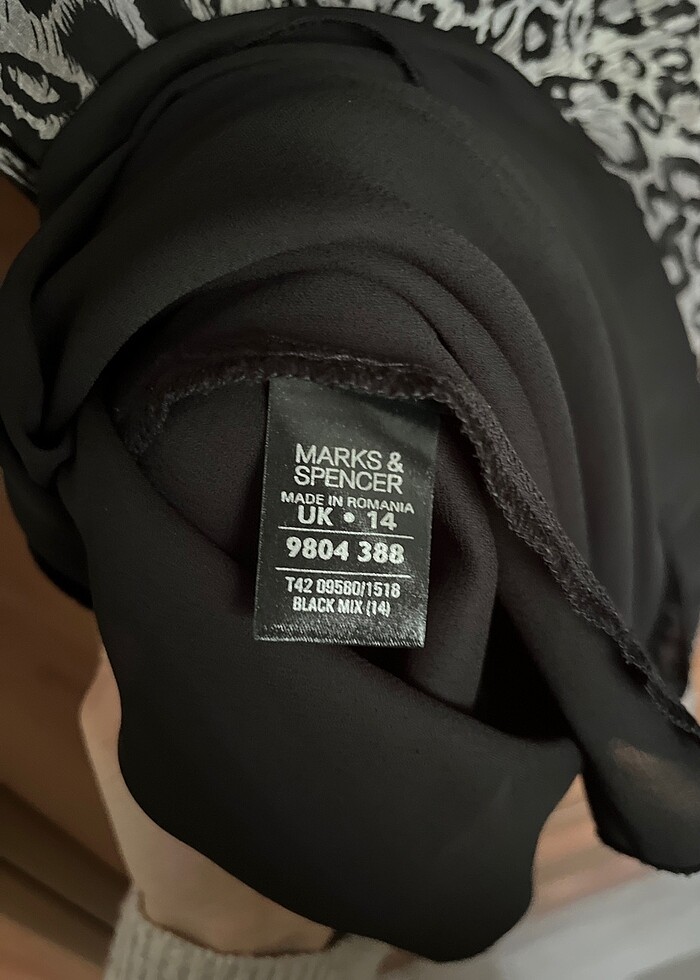 Leopar desenli tül elbise - Görsel 5