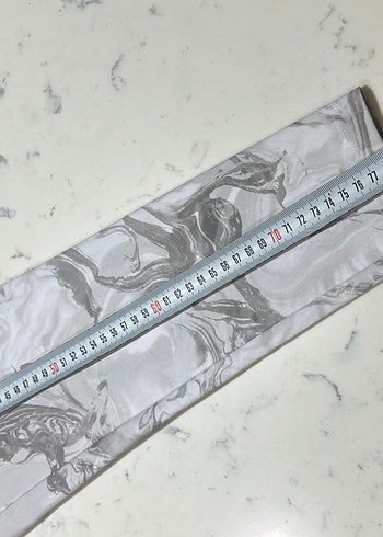 Gri Baskılı Kadın Tayt - Görsel 5