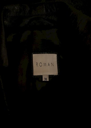 Vintage Siyah Deri Ceket - Görsel 4