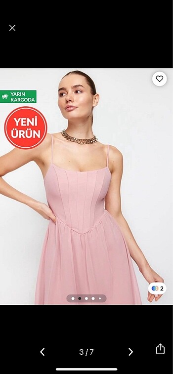36 Beden 36 beden pembe abiye