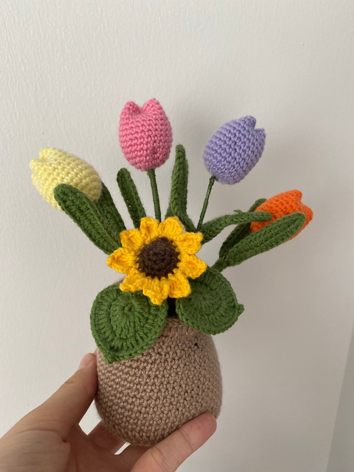 Örme çiçek - Görsel 2