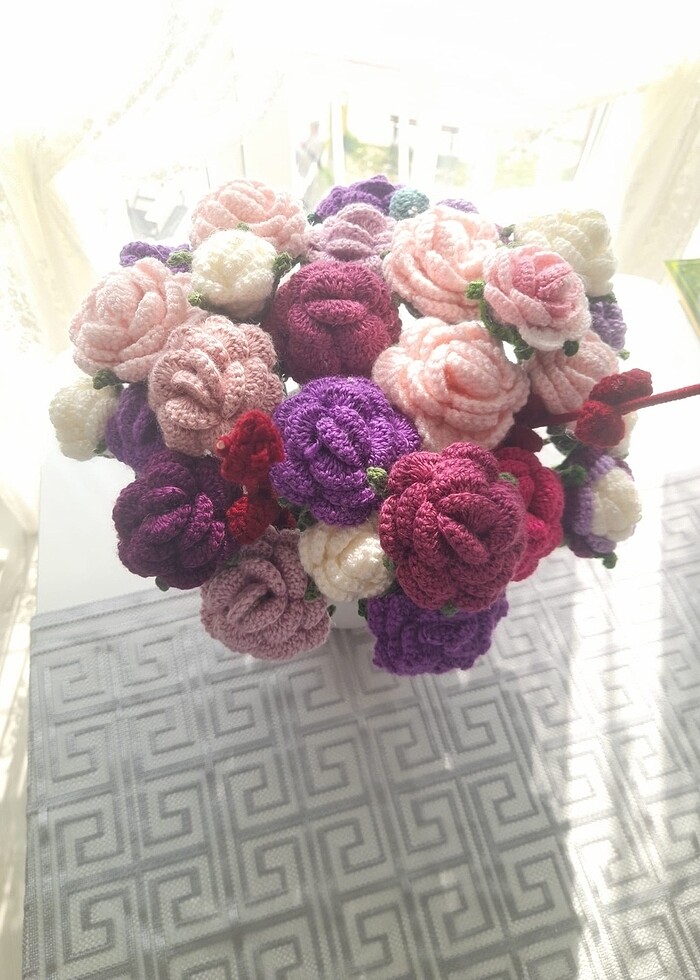 Örme çiçek - Görsel 2