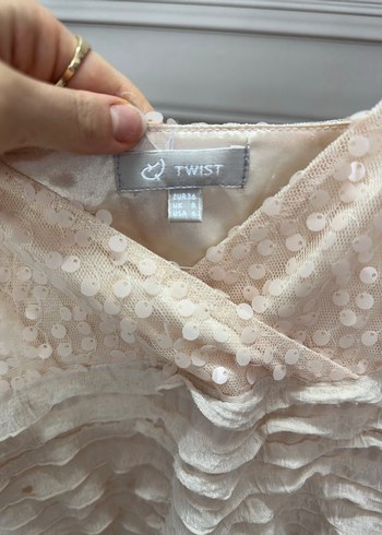 Beyaz Mini Askılı Bohem Gelinlik - Görsel 6