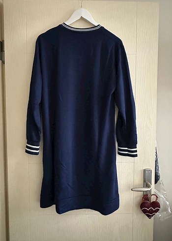 Lacivert günlük elbise - Görsel 5