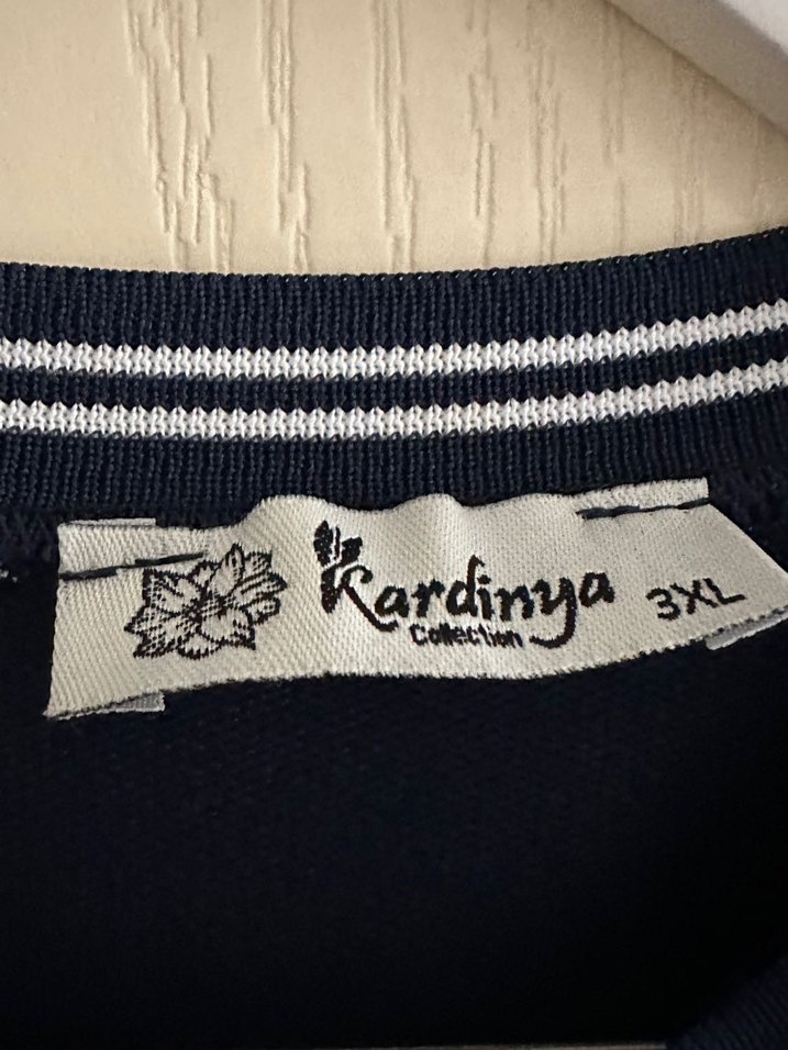 Lacivert günlük elbise - Görsel 4