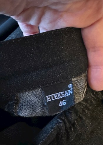 Eteksan yanı lastikli füme pantolon - Görsel 6