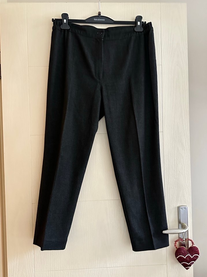 Eteksan yanı lastikli füme pantolon - Görsel 2