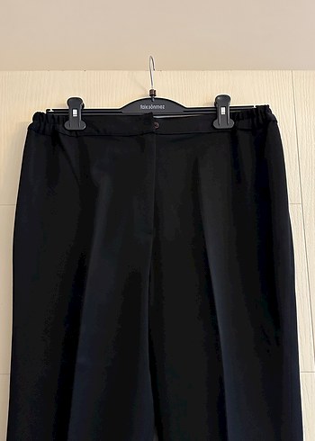 Eteksan yanı lastikli siyah pantolon - Görsel 3