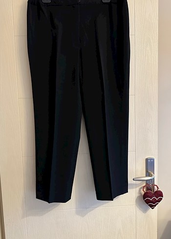Eteksan yanı lastikli siyah pantolon - Görsel 2