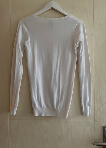 Stradivarius beyaz hırka - Görsel 5