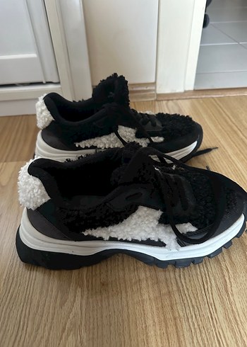 İpekyol siyah & beyaz ayakkabı - Görsel 4