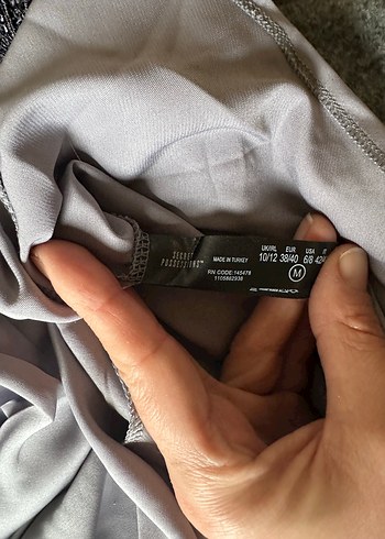 Gri sırtı çarpraz gecelik - Görsel 6