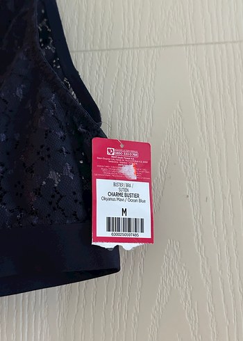 Lacivert Dantel Detaylı Büstiyer - Görsel 4