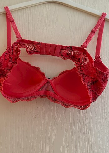 Pembe yarı destekli sütyen - Görsel 5