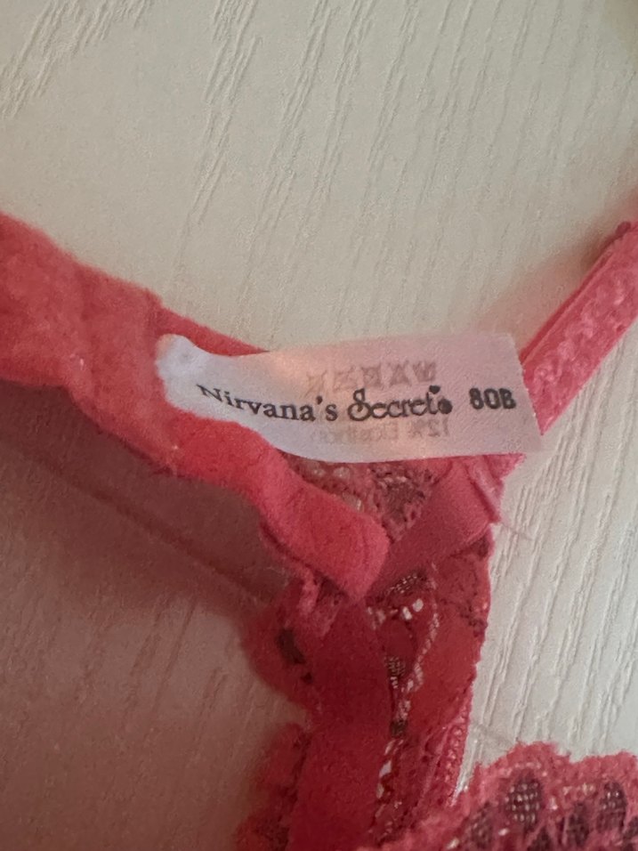 Pembe yarı destekli sütyen - Görsel 3