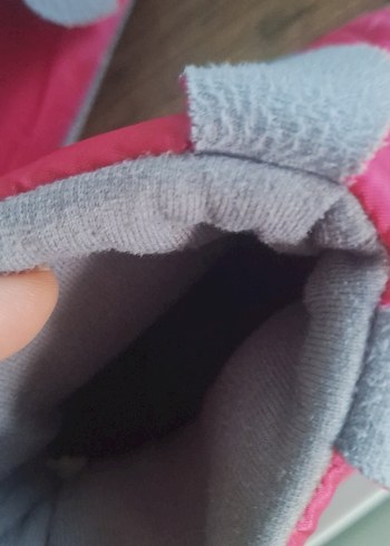 Kız Çocukları için Pembe Nakışlı Sıcak Terlik - Görsel 5