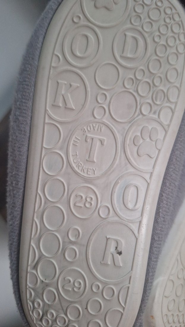 Kız Çocukları için Pembe Nakışlı Sıcak Terlik - Görsel 4