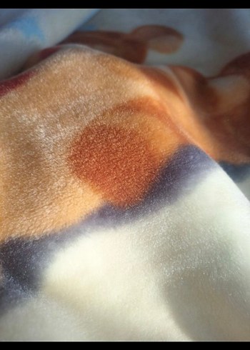 Çocuklar için Pastel Renkli Yumuşak Battaniye - Görsel 2