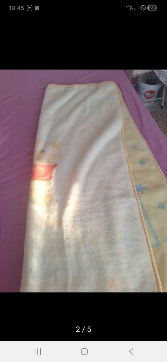 Çocuklar için Pastel Renkli Yumuşak Battaniye - Görsel 4