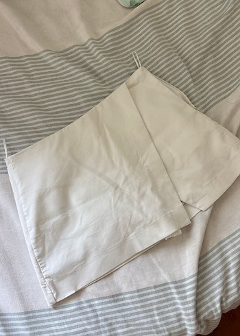 Zara Beyaz Düz mini etek