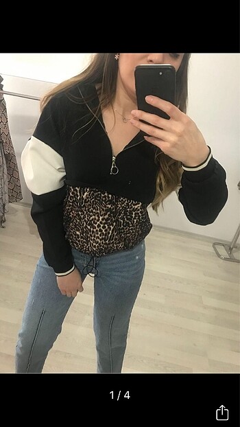 Leopar sweat