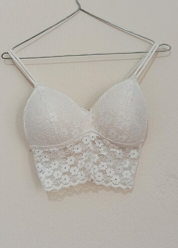 Beyaz bralet
