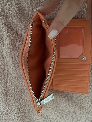 Beden turuncu Renk Stradivarius cüzdan