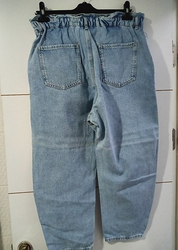 44 Beden büzgülü lastikli beli zara 44 beden kot pantolon