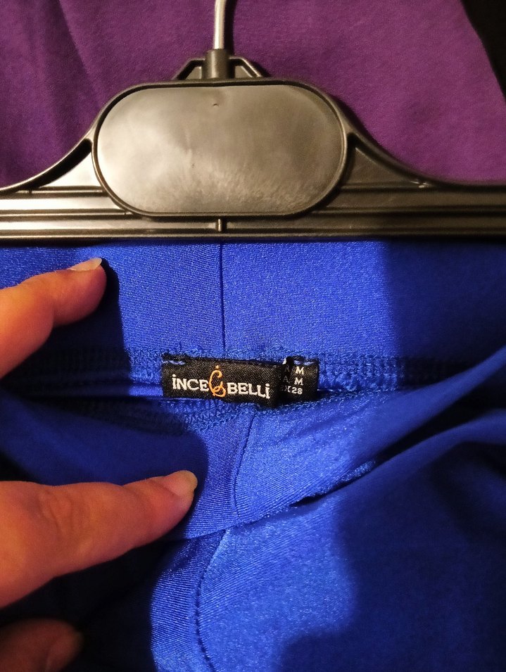 Koyu Mavi Kadın Spor Tayt - Görsel 3