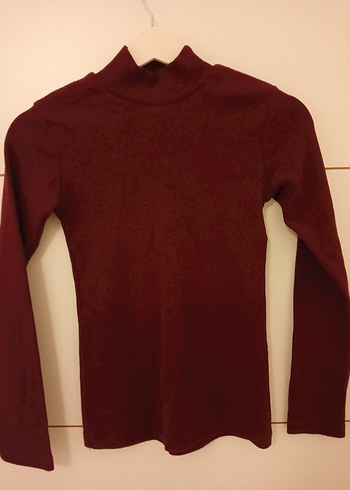 acı kahve Yüksek Yaka Kadın Kazak - Görsel 4