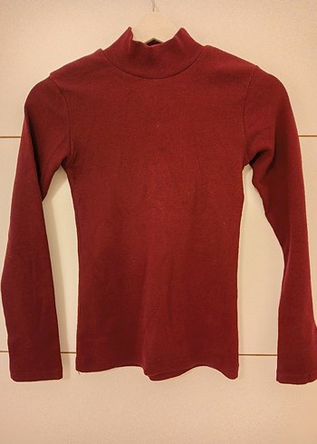 acı kahve Yüksek Yaka Kadın Kazak - Görsel 2