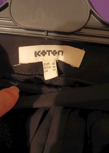 siyah Pilili Midi Kadın Etek - Görsel 3