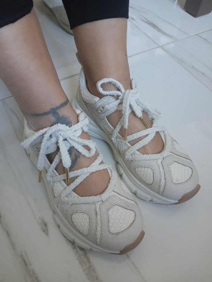 beymen axel arigato bağcıklı üstü açık kalın taban spor ayakkabı - Görsel 5